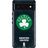 NBA Boston Celtics Black Secondary Logo Pixel Cases